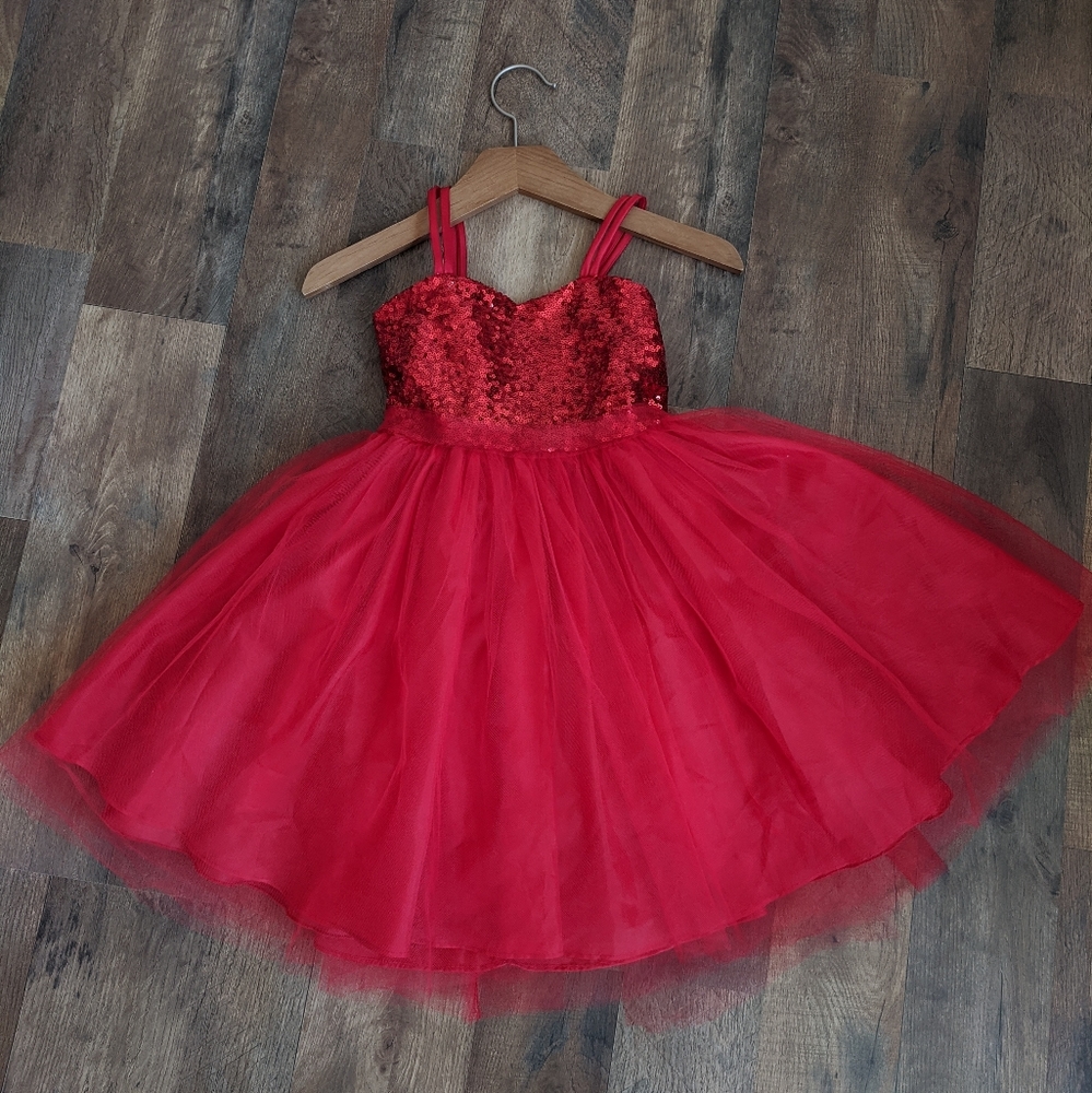 Petite Adele Dress Made in USASize 4. In great used condition. Sequin Top